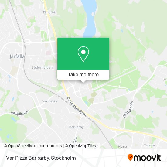 Var Pizza Barkarby map