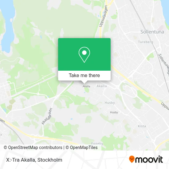 X:-Tra Akalla map