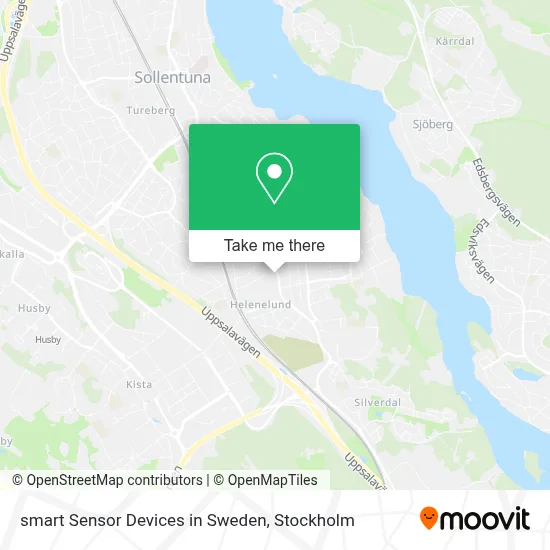 smart Sensor Devices in Sweden map