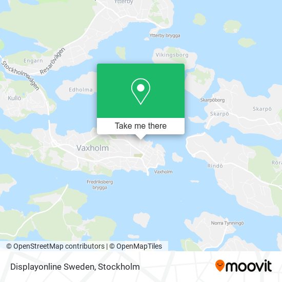 Displayonline Sweden map