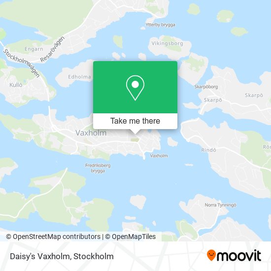 Daisy's Vaxholm map