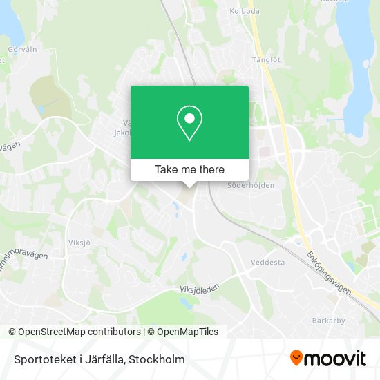 Sportoteket i Järfälla map