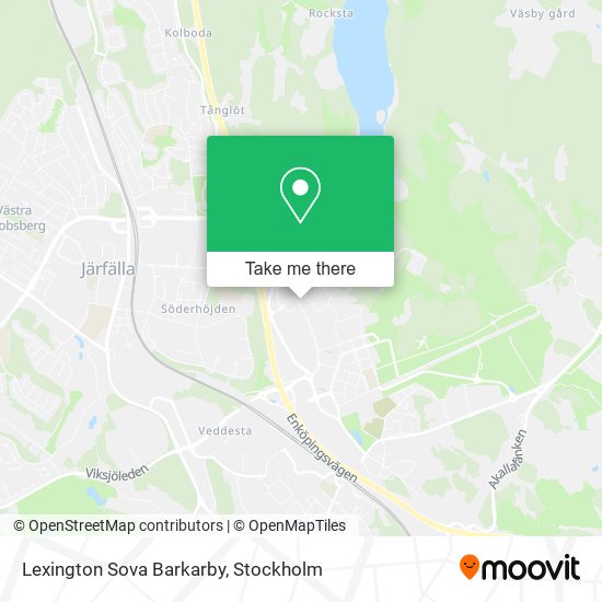 Lexington Sova Barkarby map