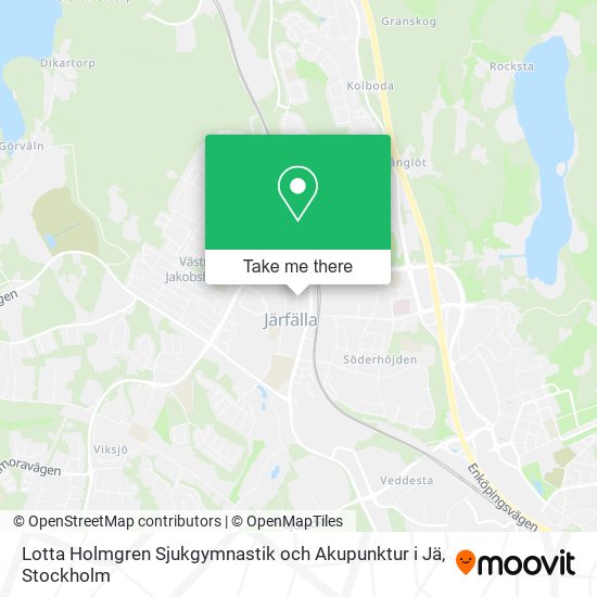 Lotta Holmgren Sjukgymnastik och Akupunktur i Jä map
