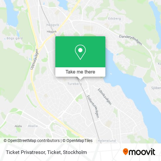 Ticket Privatresor, Ticket map