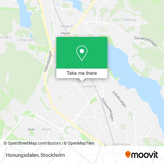 Honungsdalen map