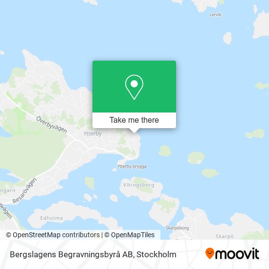 Bergslagens Begravningsbyrå AB map