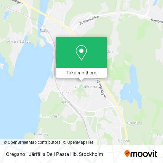 Oregano i Järfälla Deli Pasta Hb map
