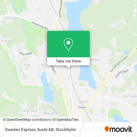 Sweden Express Sushi AB map