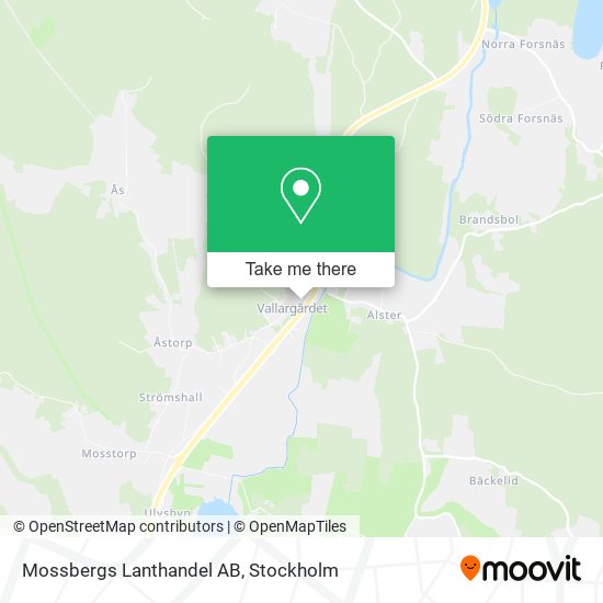 Mossbergs Lanthandel AB map