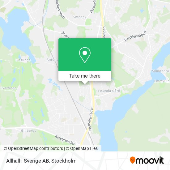 Allhall i Sverige AB map
