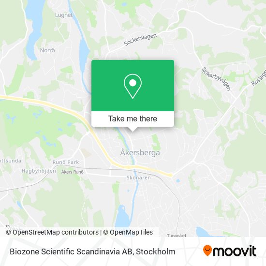 Biozone Scientific Scandinavia AB map