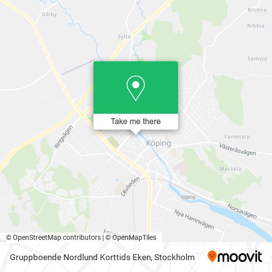 Gruppboende Nordlund Korttids Eken map