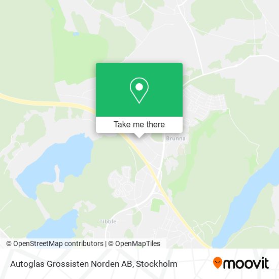 Autoglas Grossisten Norden AB map