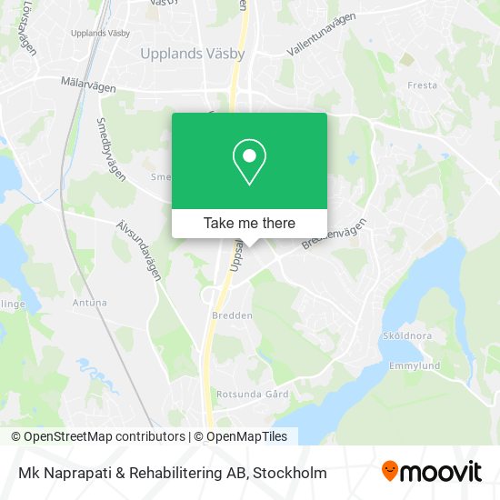 Mk Naprapati & Rehabilitering AB map