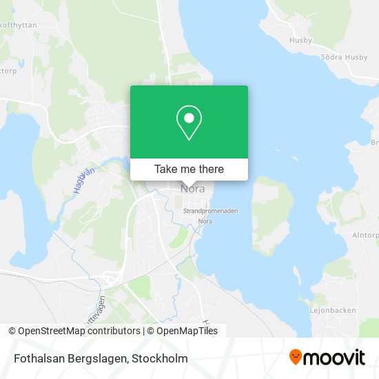 Fothalsan Bergslagen map