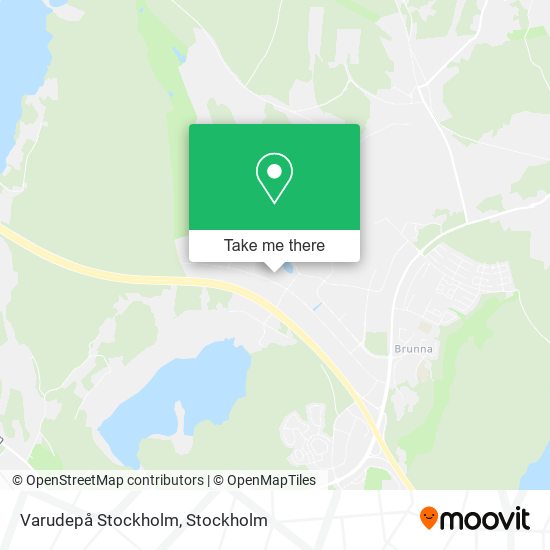 Varudepå Stockholm map