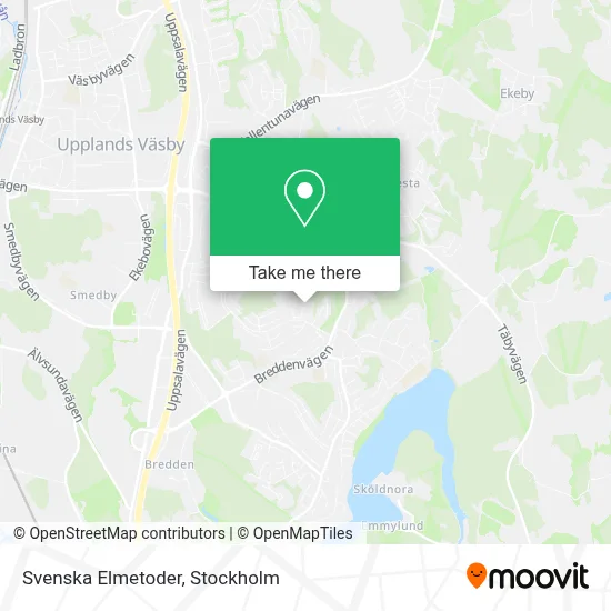 Svenska Elmetoder map