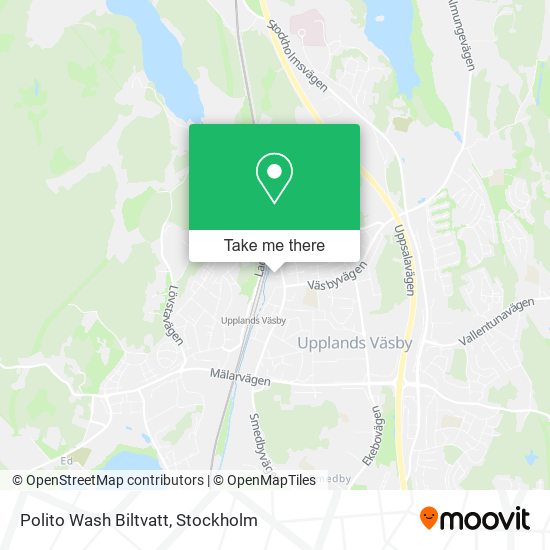 Polito Wash Biltvatt map