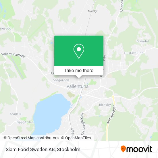 Siam Food Sweden AB map