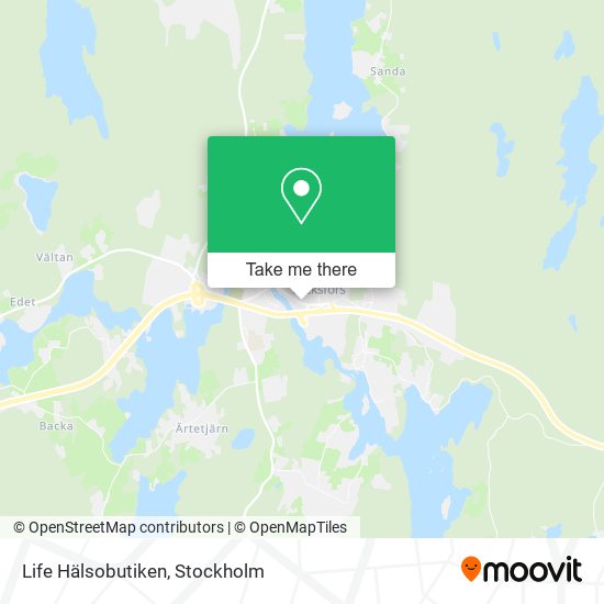 Life Hälsobutiken map