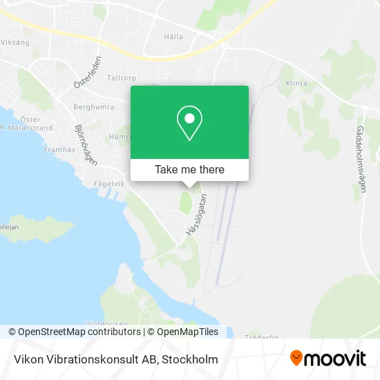 Vikon Vibrationskonsult AB map