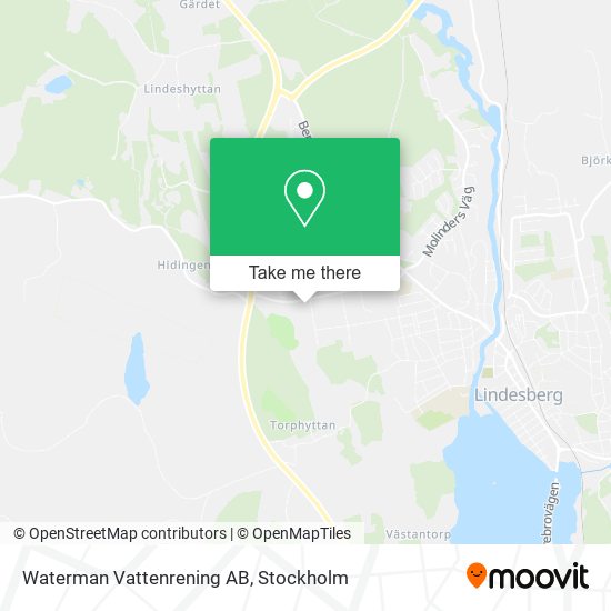 Waterman Vattenrening AB map