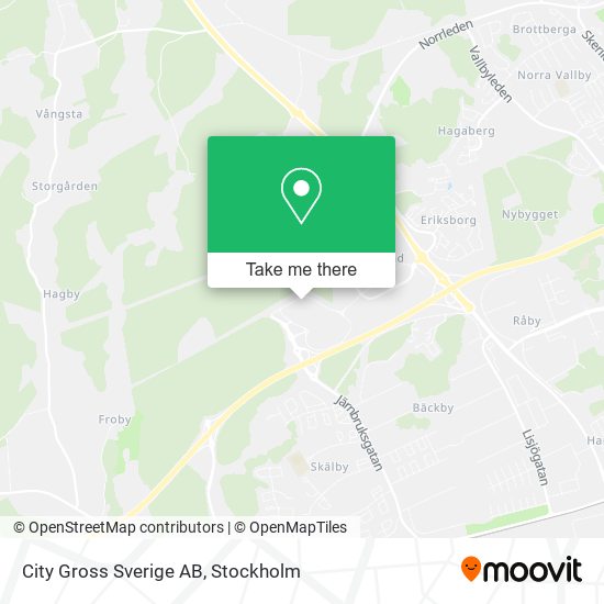 City Gross Sverige AB map