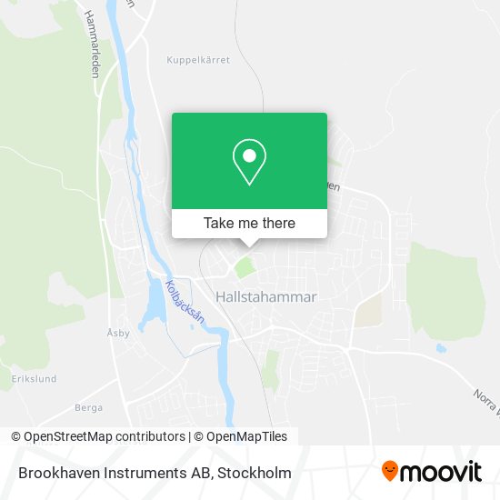 Brookhaven Instruments AB map