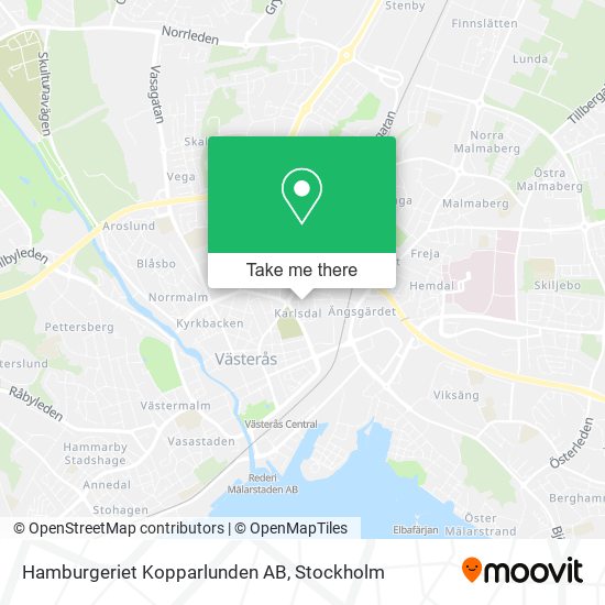 Hamburgeriet Kopparlunden AB map