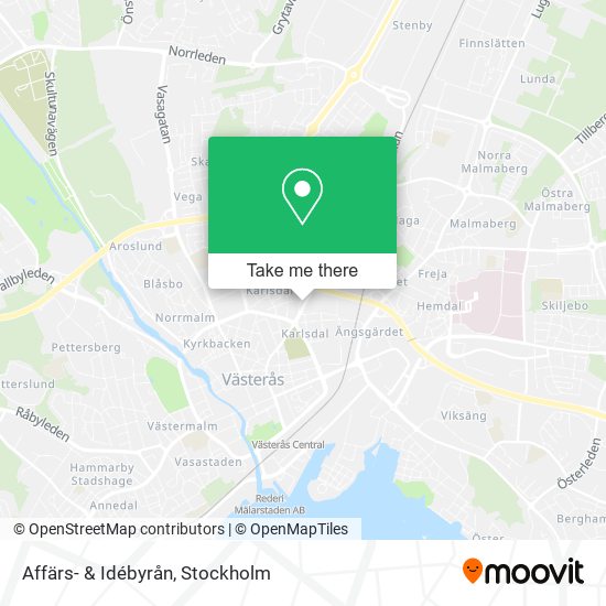 Affärs- & Idébyrån map
