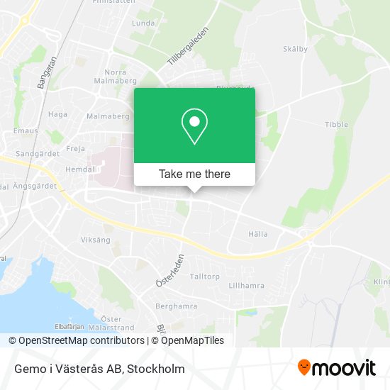 Gemo i Västerås AB map