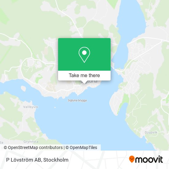 P Lövström AB map