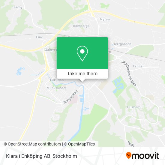 Klara i Enköping AB map