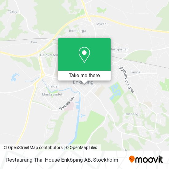 Restaurang Thai House Enköping AB map