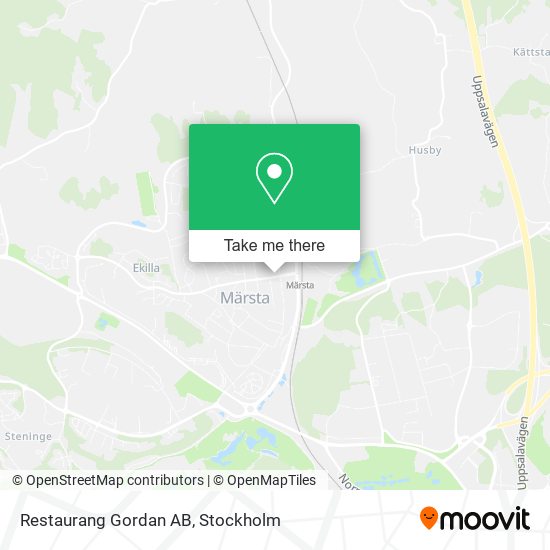 Restaurang Gordan AB map