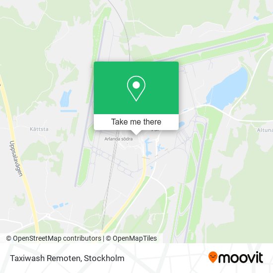 Taxiwash Remoten map