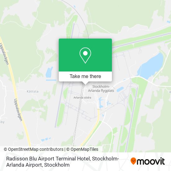 Radisson Blu Airport Terminal Hotel, Stockholm-Arlanda Airport map