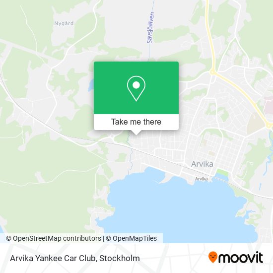 Arvika Yankee Car Club map