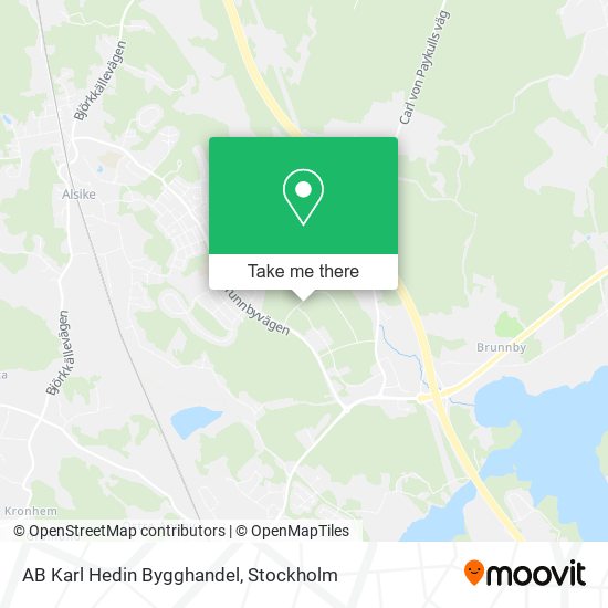 AB Karl Hedin Bygghandel map