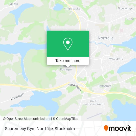 Supremecy Gym Norrtälje map