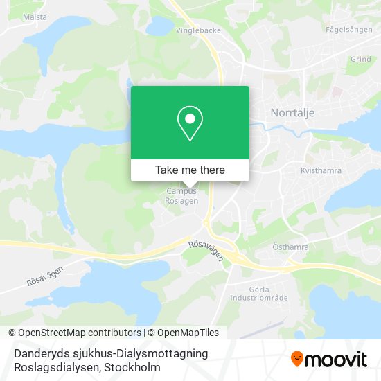 Danderyds sjukhus-Dialysmottagning Roslagsdialysen map