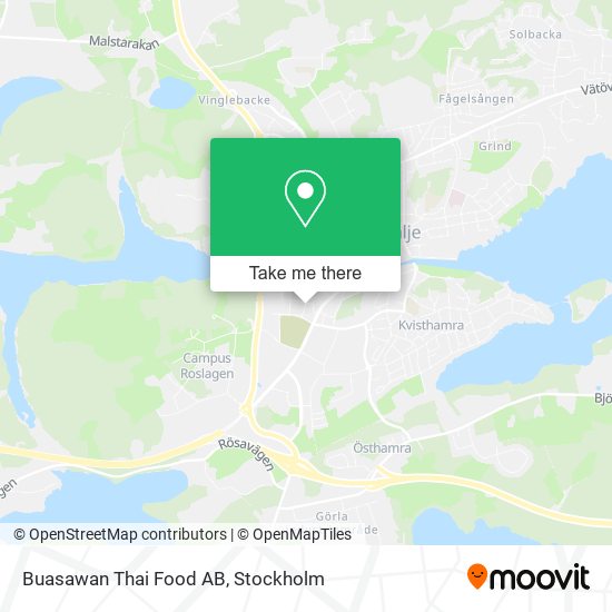 Buasawan Thai Food AB map