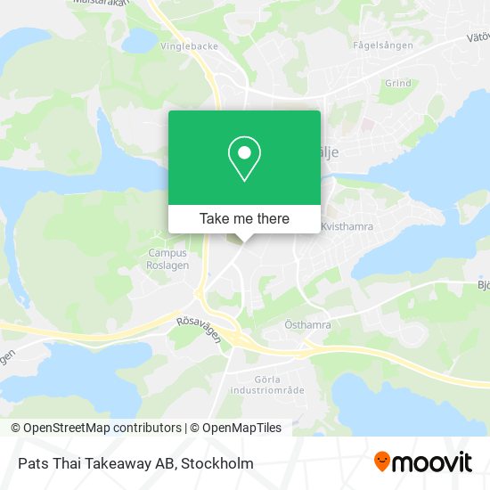 Pats Thai Takeaway AB map