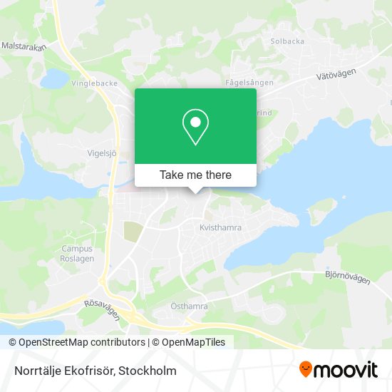 Norrtälje Ekofrisör map