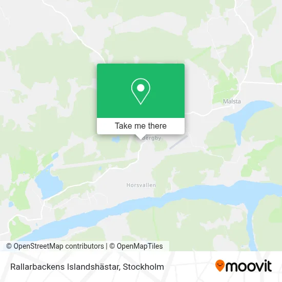 Rallarbackens Islandshästar map