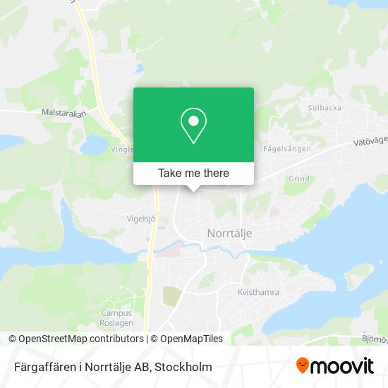 Färgaffären i Norrtälje AB map