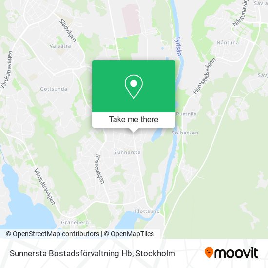 Sunnersta Bostadsförvaltning Hb map