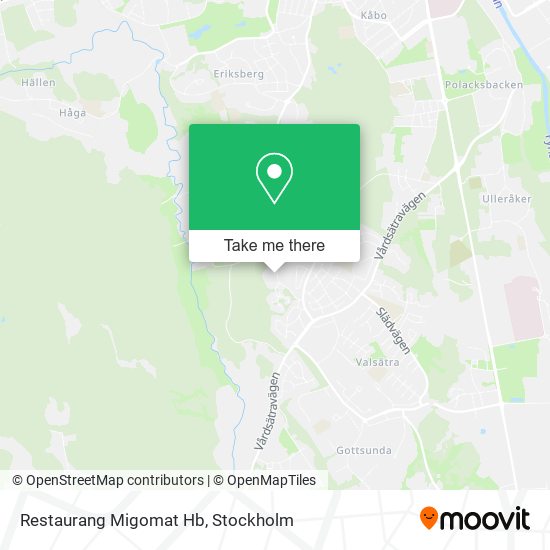 Restaurang Migomat Hb map