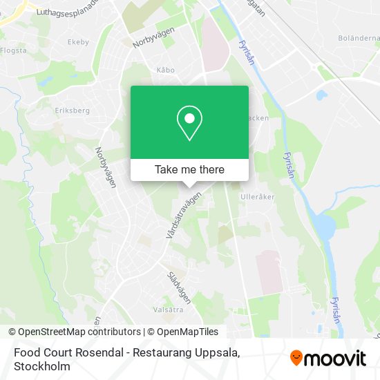 Food Court Rosendal - Restaurang Uppsala map